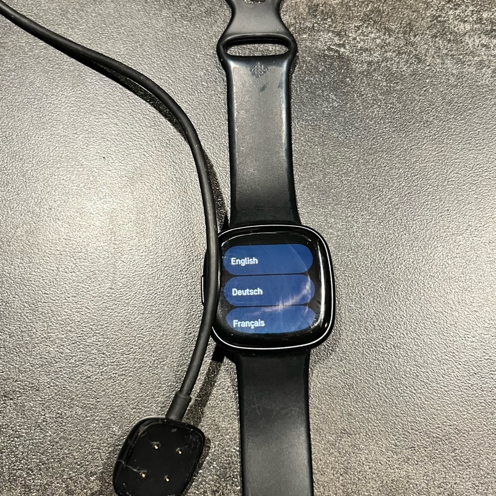 Fitbit Smartwatch with Black Band